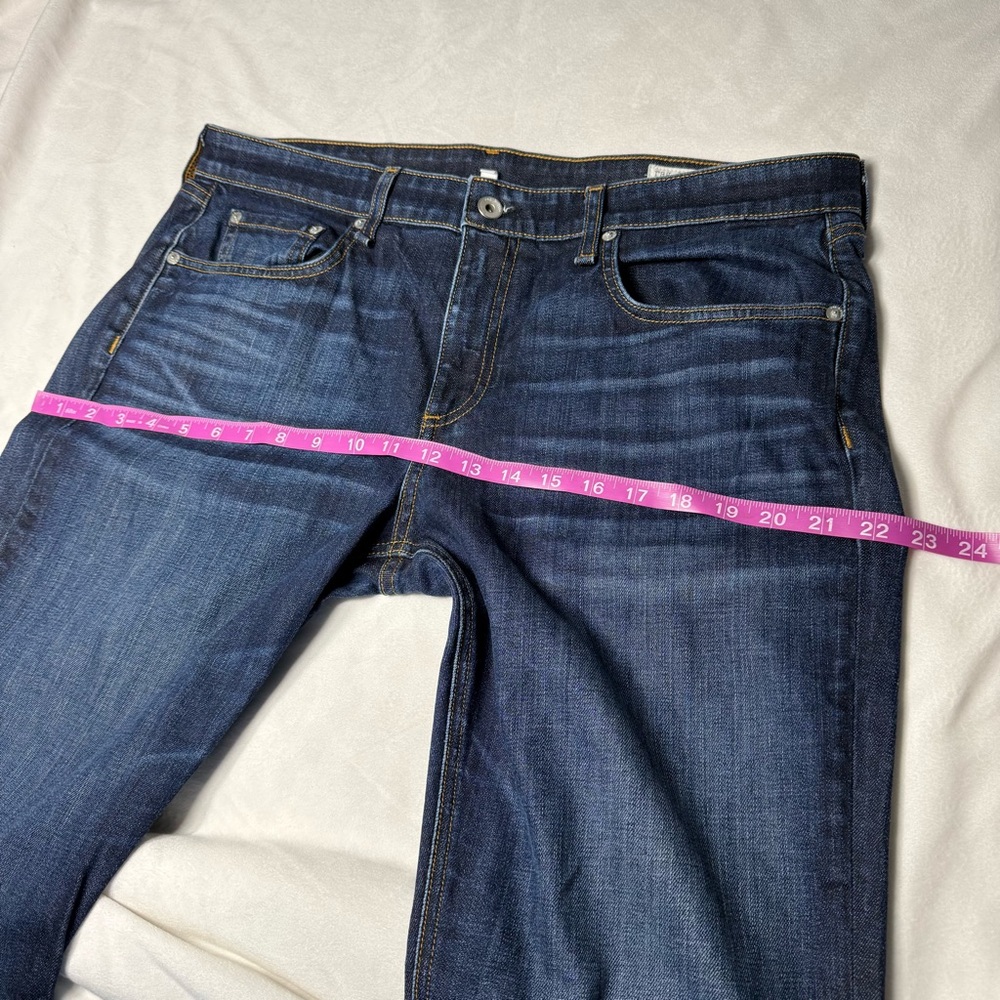 Rag & Bone Indigo Denim Jeans US size 14 - Picture 12 of 16